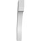 Ekena Millwork 3 1/2-in. W x 22-in. D x 28-in. H Legacy Architectural Grade PVC Knee Brace BRCP035X22X28LEC - alternate 2